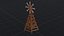 Old Wind Vane Game Ready Low Poly PBR 3D-Modell
