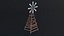 Old Wind Vane Game Ready Low Poly PBR 3D-Modell