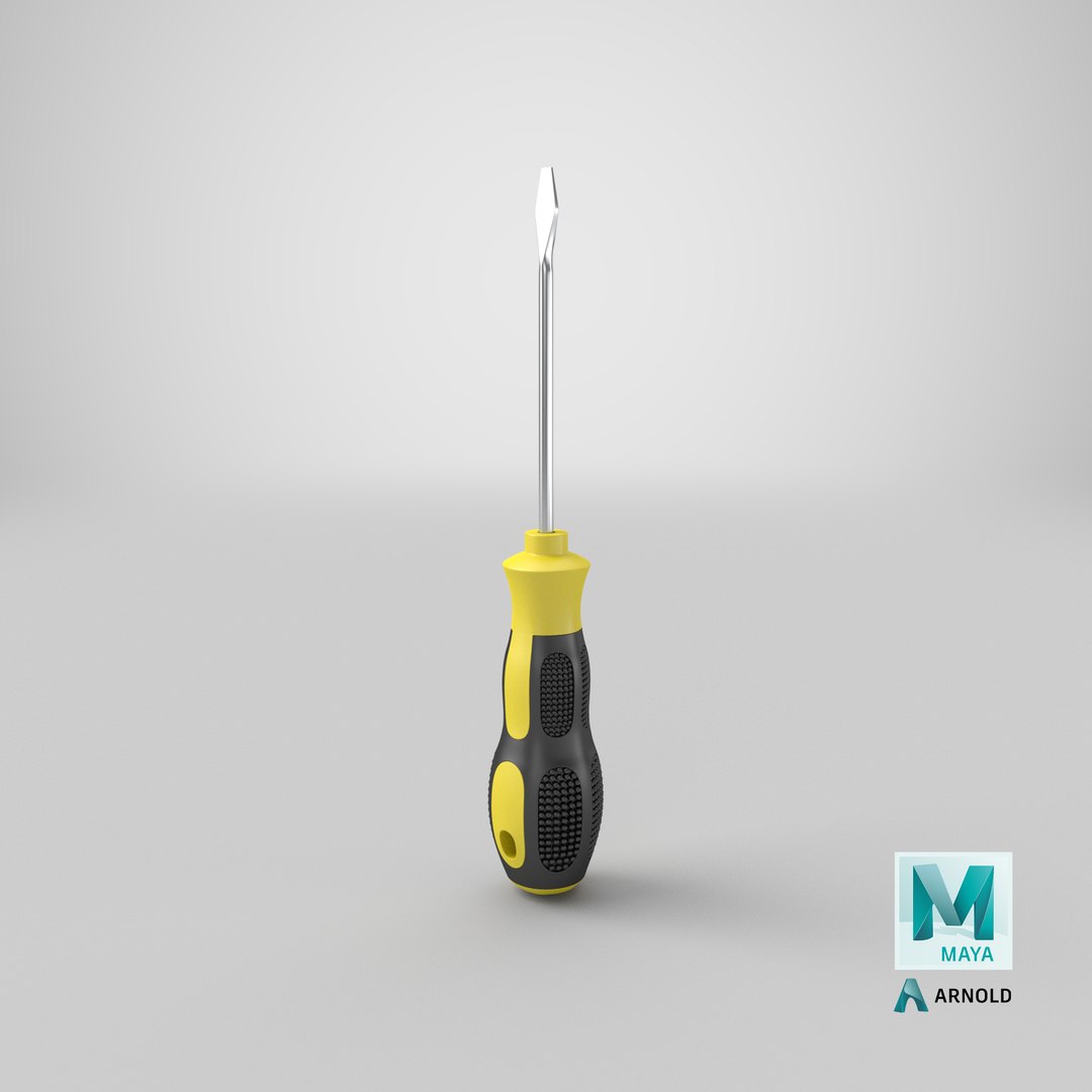 3D Screwdriver Flathead model https://p.turbosquid.com/ts-thumb/q2/UlZuFA/IU/stemcell_maya_arnold_render/png/1633538722/1920x1080/fit_q87/9bff60c140f5803de286809ff1222cb85e90b7b9/stemcell_maya_arnold_render.jpg