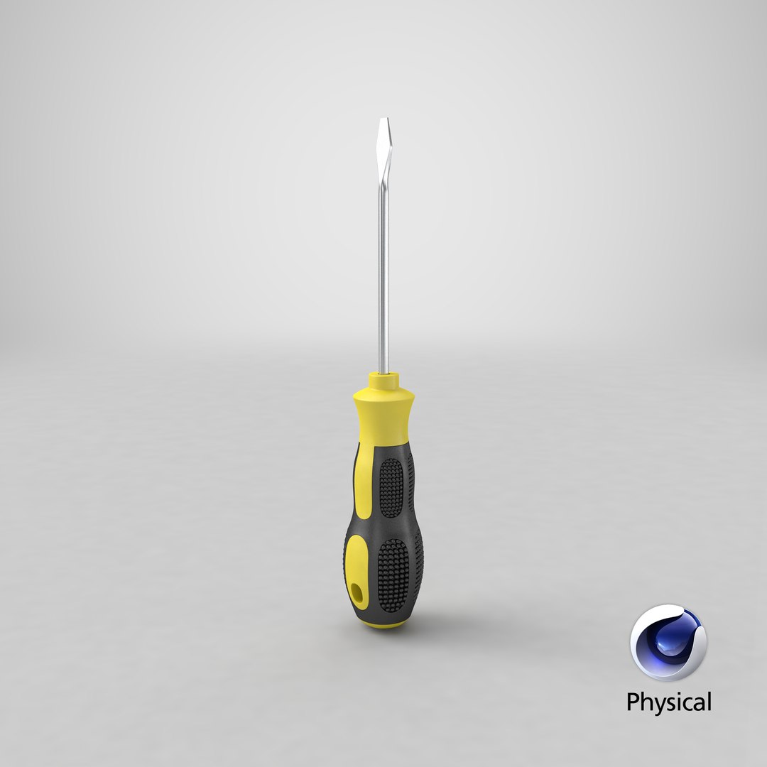 3D Screwdriver Flathead model https://p.turbosquid.com/ts-thumb/q2/UlZuFA/pZ/stemcell_cinema_4d_physical_render/png/1633538717/1920x1080/fit_q87/85d457c743c8923d8ff05acbf306449b08168d43/stemcell_cinema_4d_physical_render.jpg