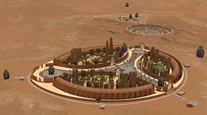 Mars City 3D model