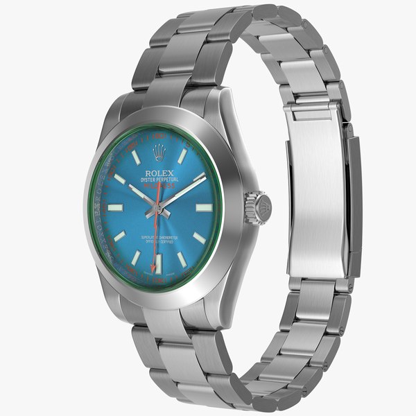 realistic rolex milgauss 3d model