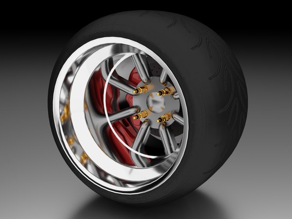 3D watanabe alloy wheel model