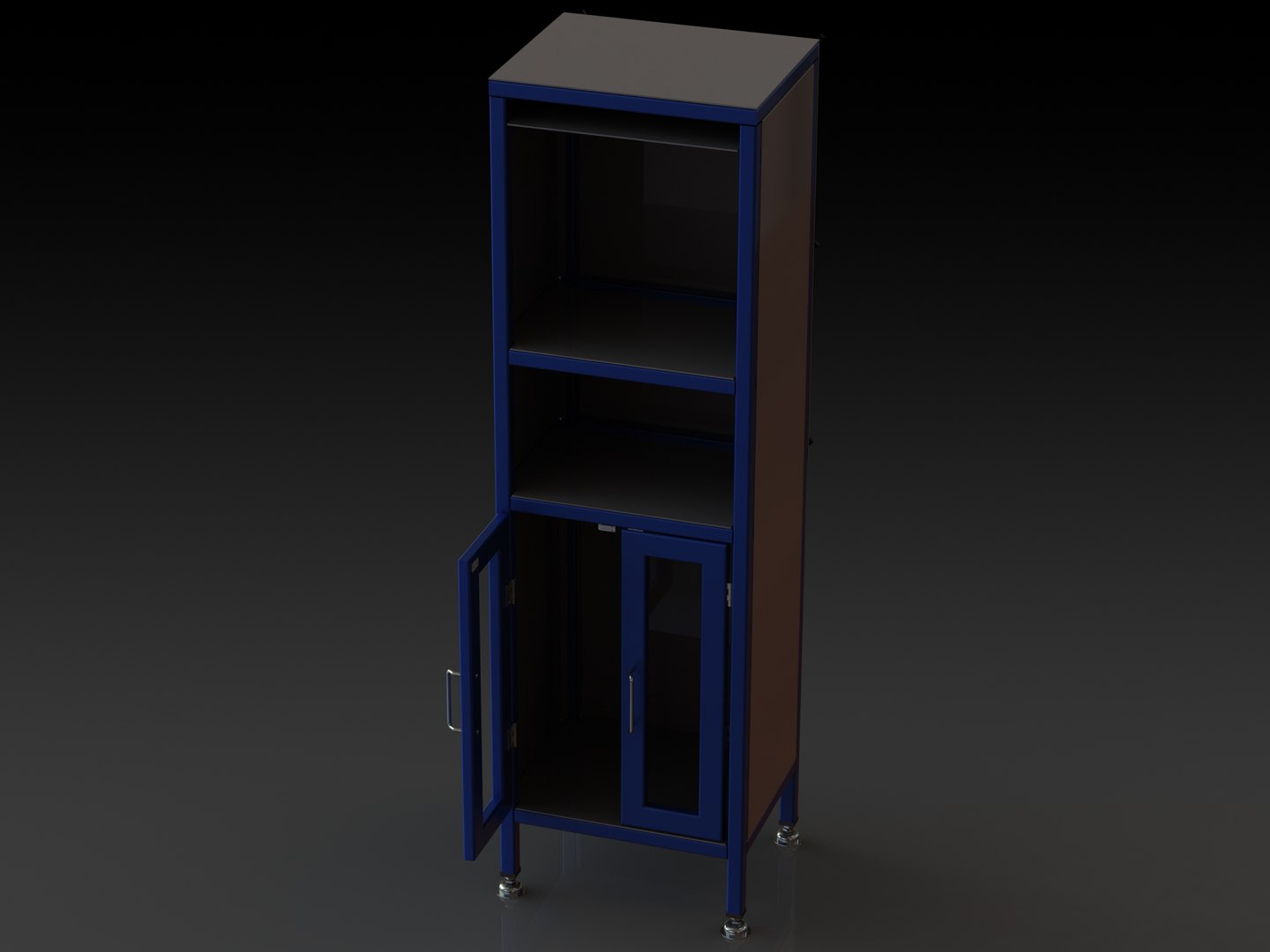 3D Custom Fabricated Steel Cabinet - TurboSquid 2161406