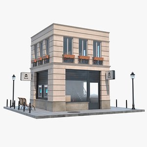 Small Bank Branch Building