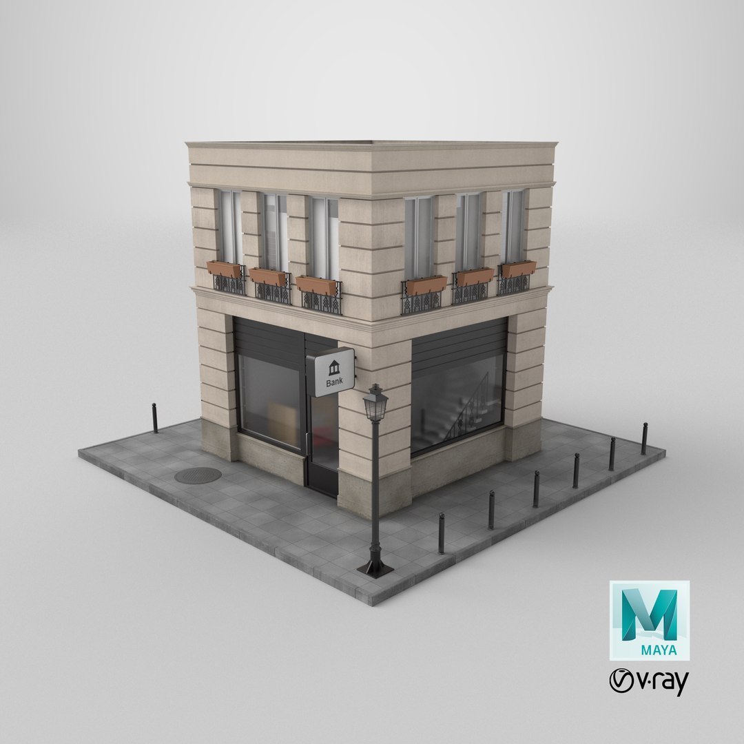 3D model Small Bank Branch Building https://p.turbosquid.com/ts-thumb/q2/XhMzuA/dw/stemcell_maya_vray_render/png/1710398091/1920x1080/fit_q87/ad966d9cff87d42cc8a08551eba0701f4f603639/stemcell_maya_vray_render.jpg