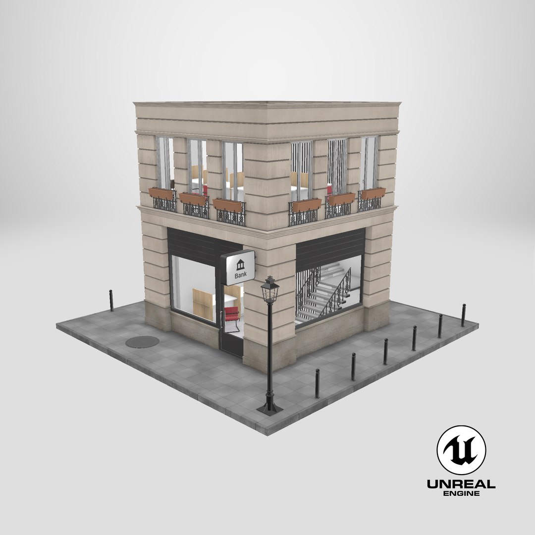3D model Small Bank Branch Building https://p.turbosquid.com/ts-thumb/q2/XhMzuA/p0/stemcell_unreal_render/png/1710398084/1920x1080/fit_q87/88258085f4070b3965cb1851f2c6cfd3c0460d46/stemcell_unreal_render.jpg