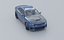 Dodge Charger Hellicat low poly 3D model