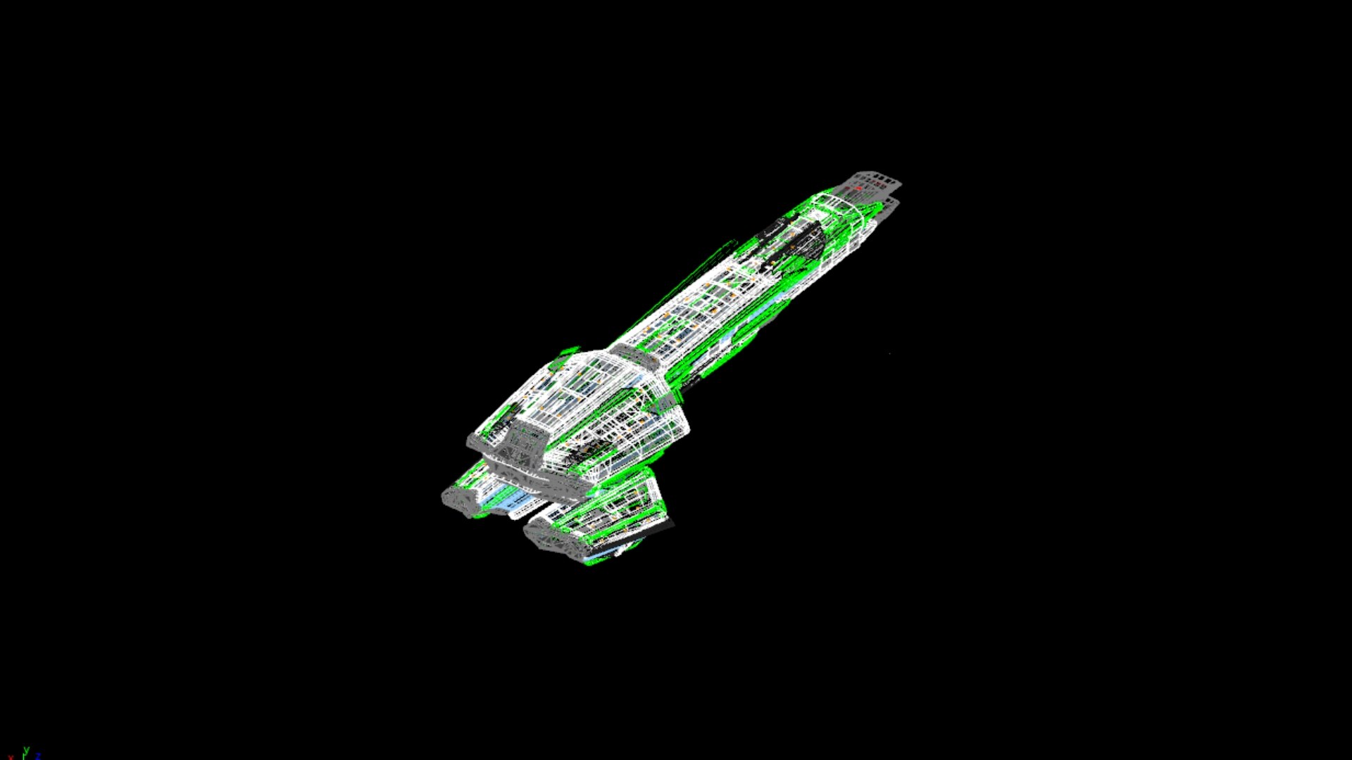 Lowpoly Sci Fi Spaceship Space Craft Air Vehicle 46 3D model ...