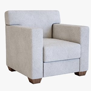 3D Comfortable club armchair model