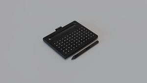 Pen and Tablet 3D model