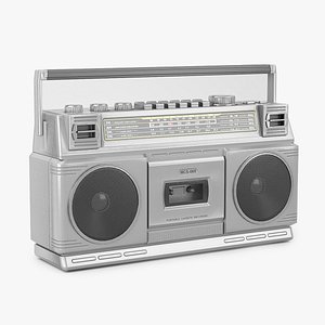 retroportable radiocassette 3D