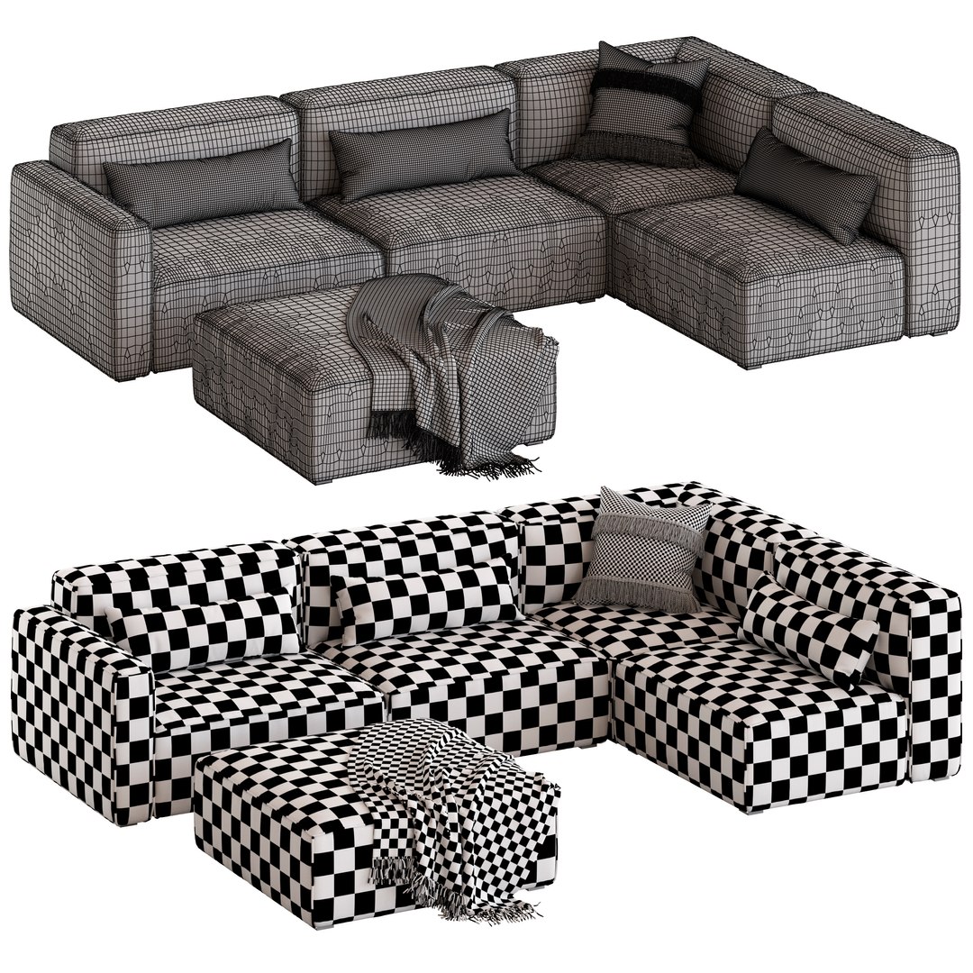 3D Globewest Gus Mix Sofa - TurboSquid 2184387
