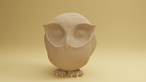 cute owl 3D