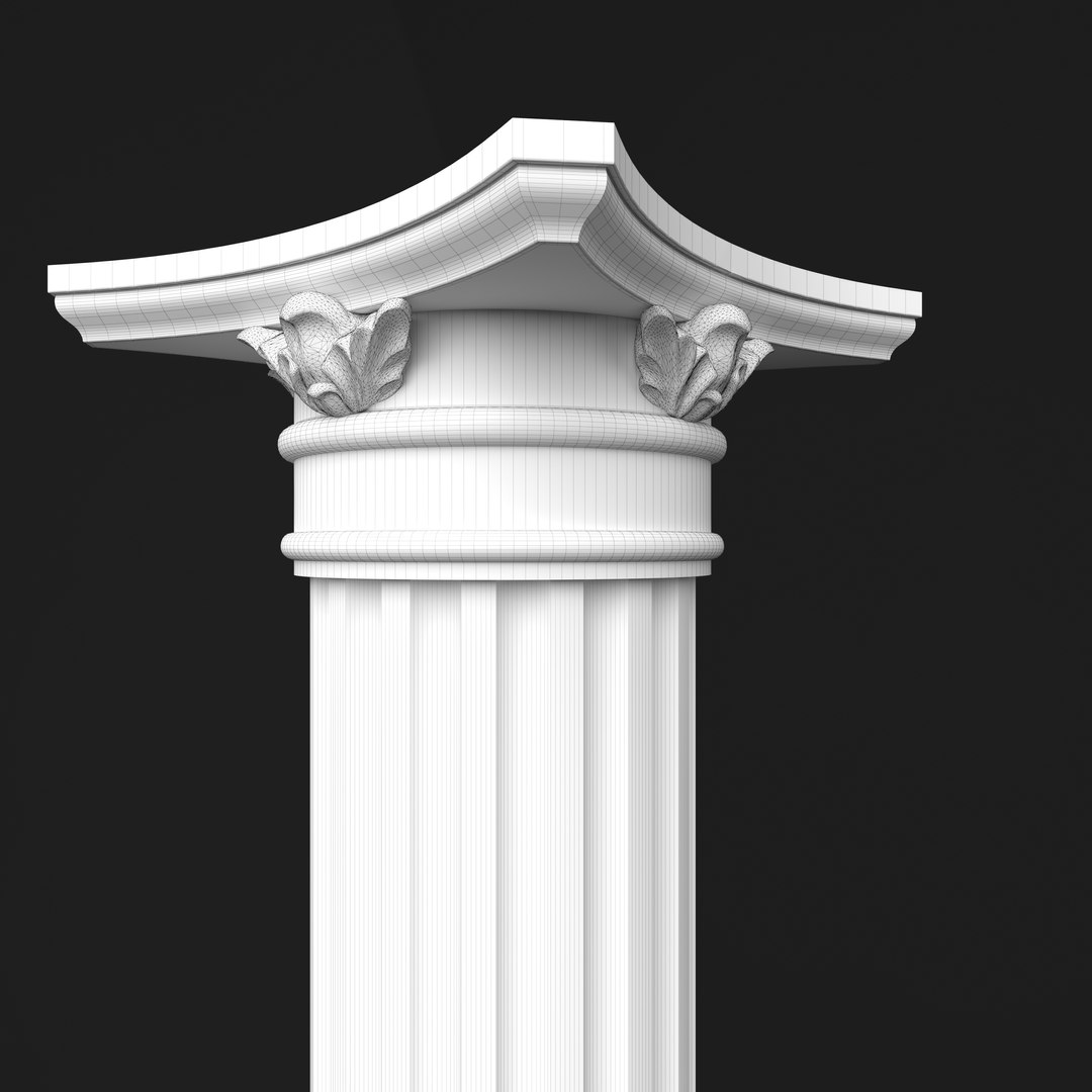 Column Decorative 02 3D Model - TurboSquid 2400600