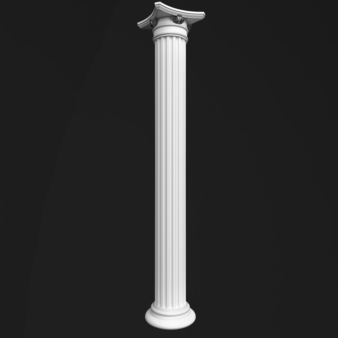 Column Decorative 02 3D Model - TurboSquid 2400600