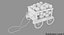 toy cart 3D model