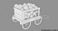 toy cart 3D model