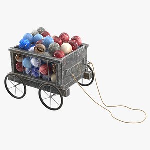toy cart 3D model