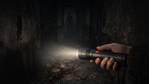 3D model Low Poly Flashlight 3D Model