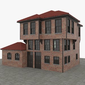Safranbolu Style Old Turkish House Building - Home 3D model