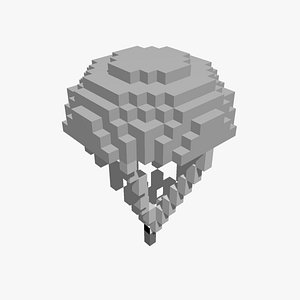 3D Parachute - pixelated model