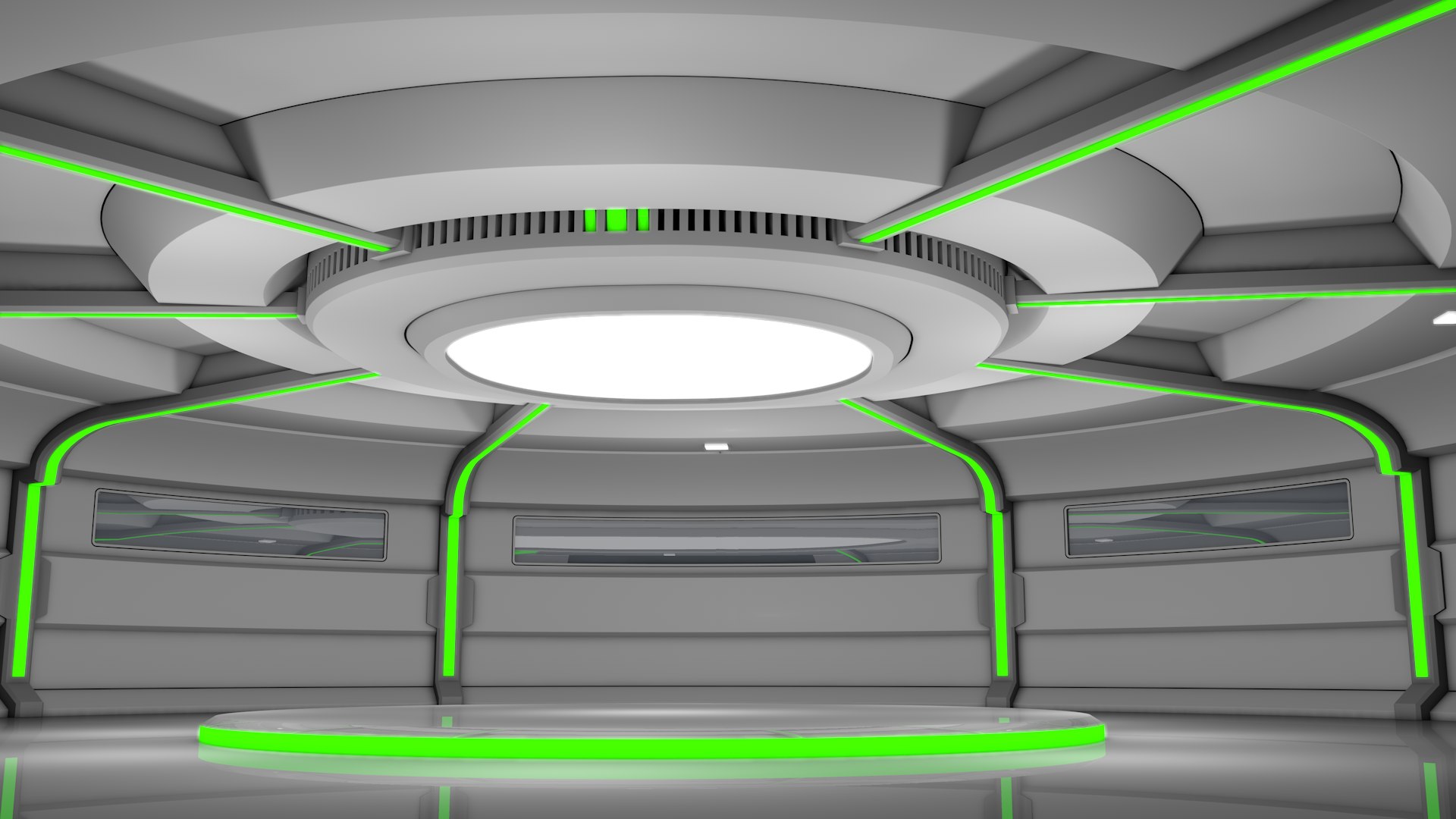 Sci F I Room 3D Model - TurboSquid 2314606