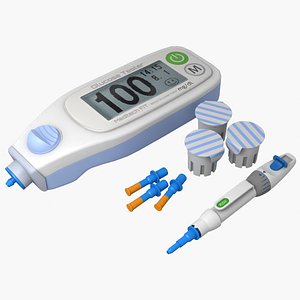 Glucose Meter 3D model
