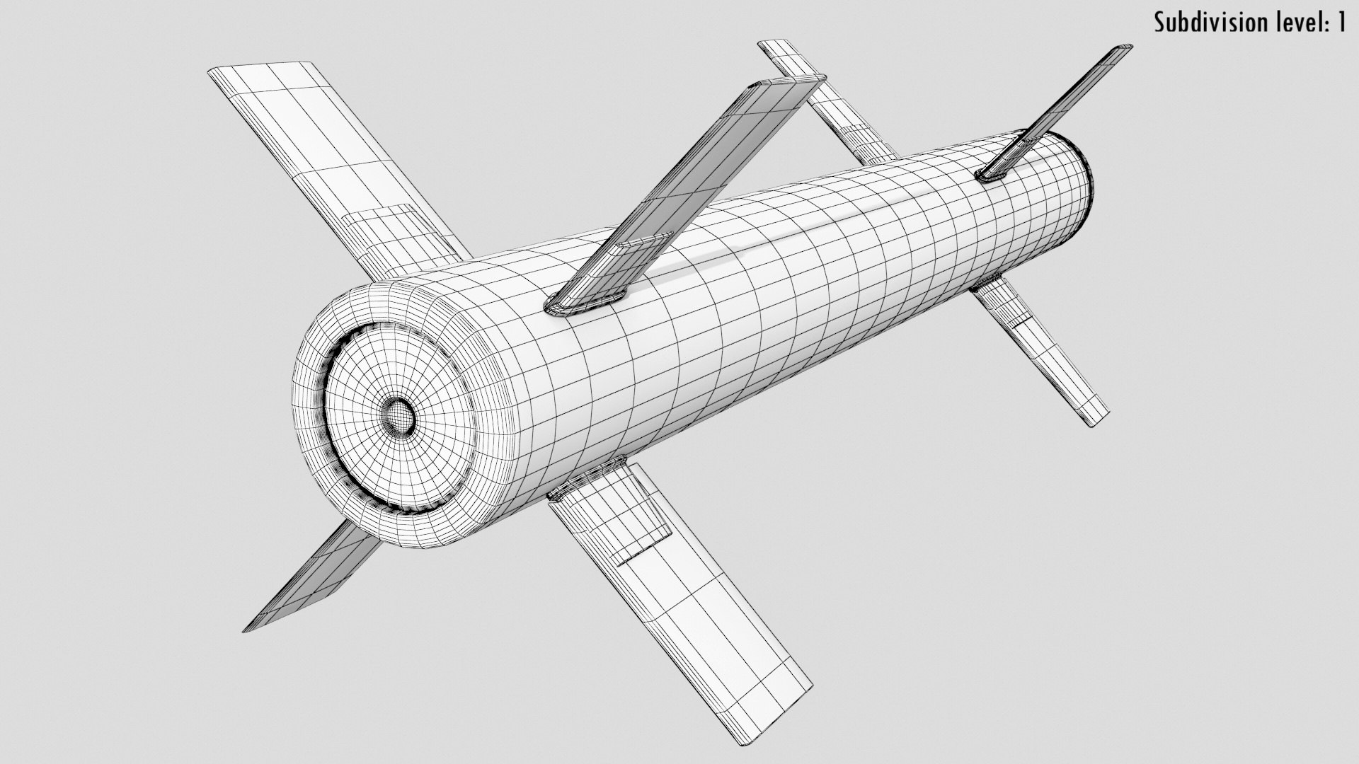 3D Aircraft Missile Generic TurboSquid 1959089