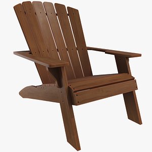 adirondack chair furniture 3D model