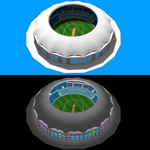 Dubai Cricket Stadium model