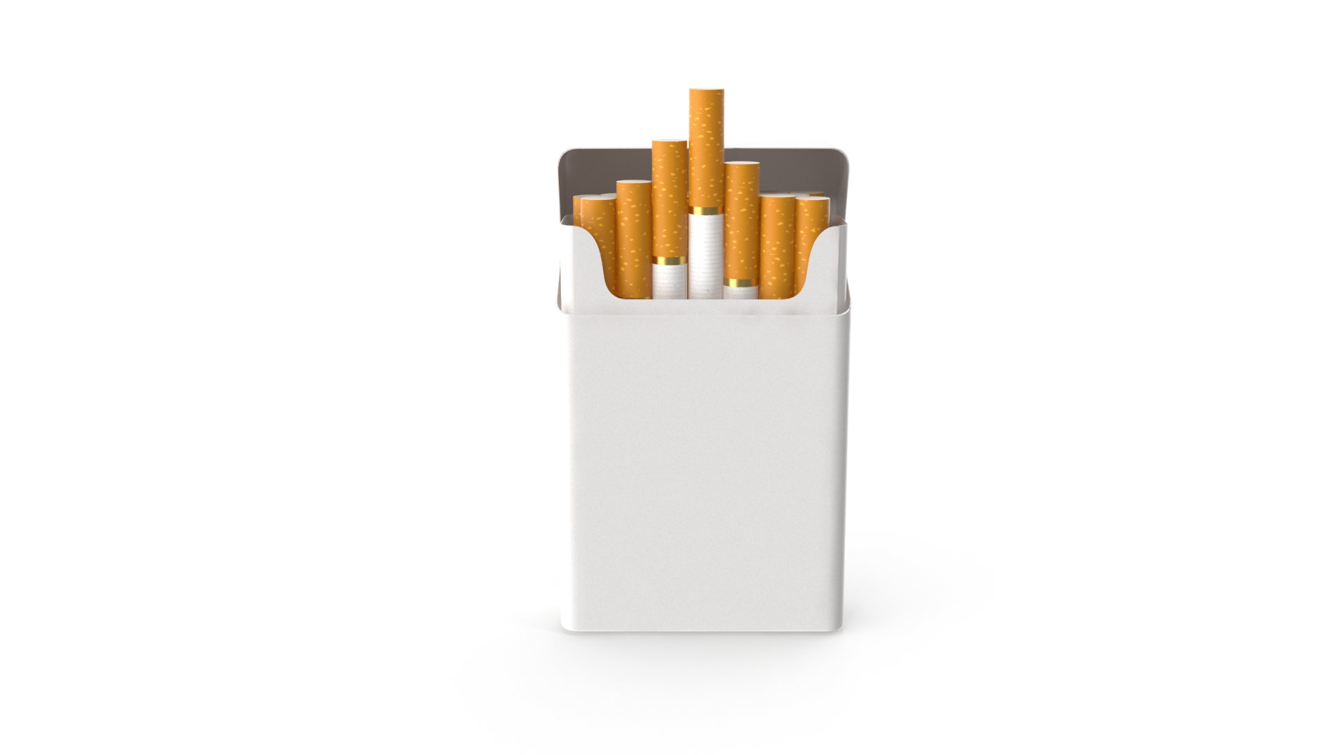 3D Model Pack Of Cigarettes - TurboSquid 2043941