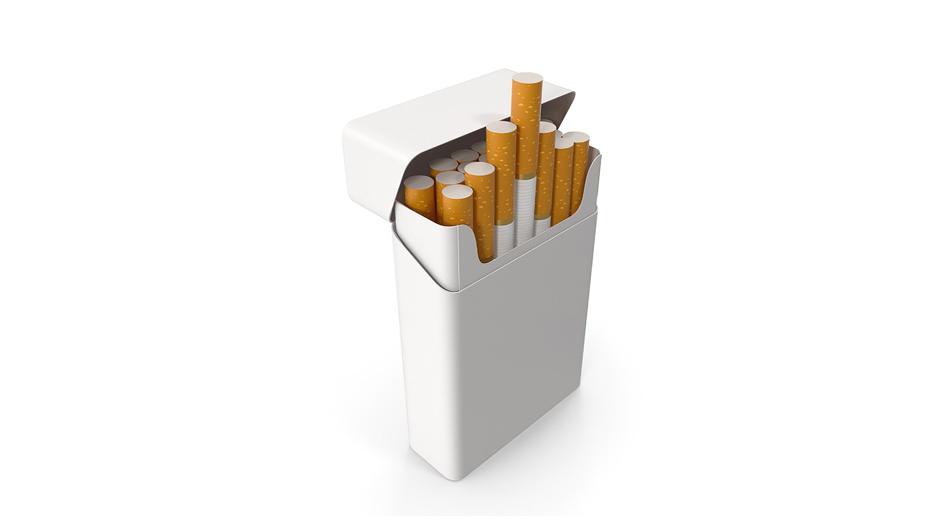 3D Model Pack Of Cigarettes - TurboSquid 2043941