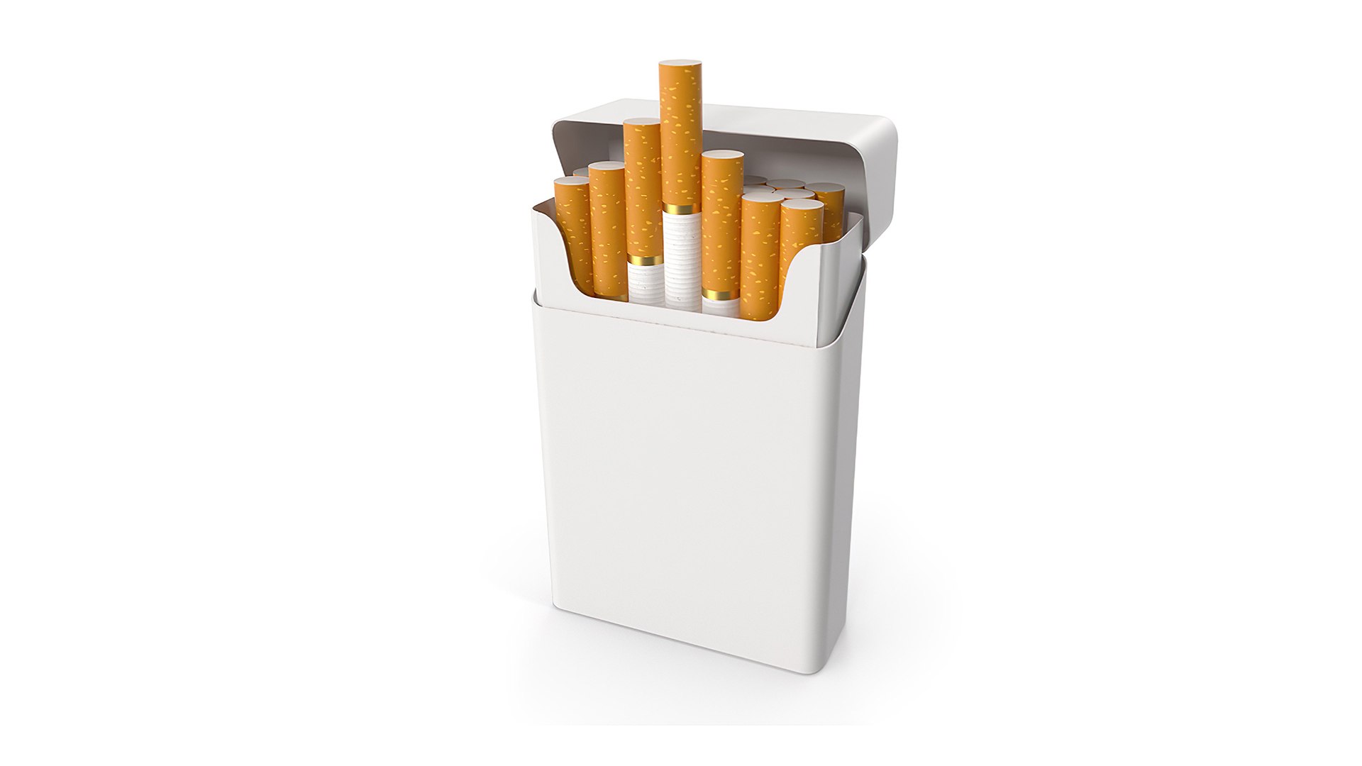 3D Model Pack Of Cigarettes - TurboSquid 2043941