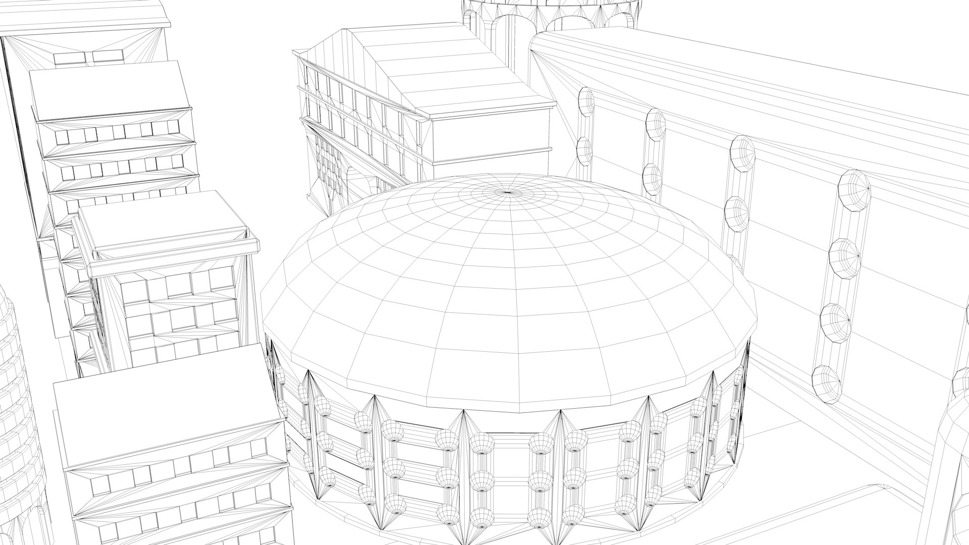 3D Plastic City Toy Model TurboSquid 2158455