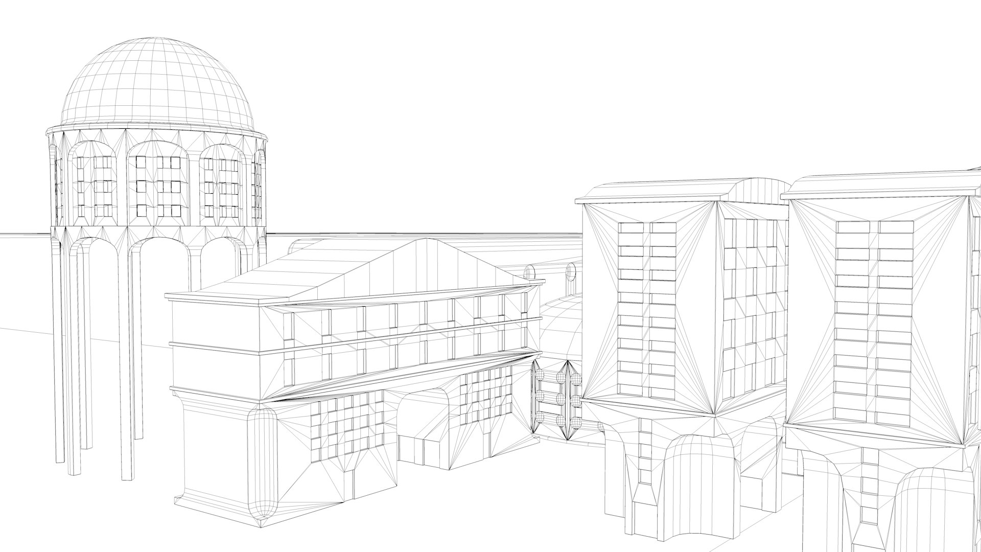 3D Plastic City Toy Model TurboSquid 2158455