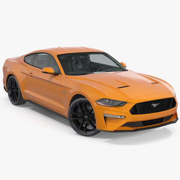 3D mustang 2018 rigged