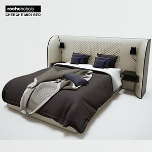 rochebobois cherche midi bed 3d model