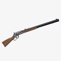 Winchester Model 1873 Color Case Hardened Rigged