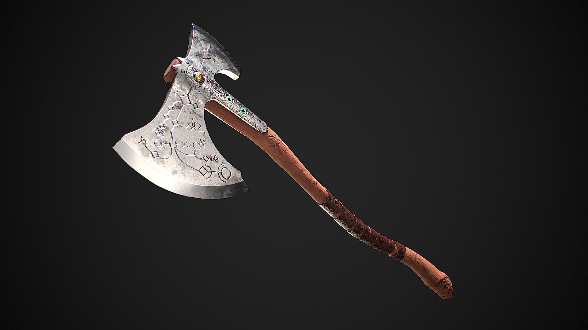Leviathan Axe Low-poly 3D https://p.turbosquid.com/ts-thumb/q3/Eulyf2/92/untitled_002/png/1716668561/1920x1080/fit_q87/c2789c250fdd767f8ea049ea2846b01a1de79a6b/untitled_002.jpg