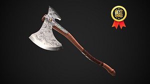 Leviathan Axe Low-poly 3D