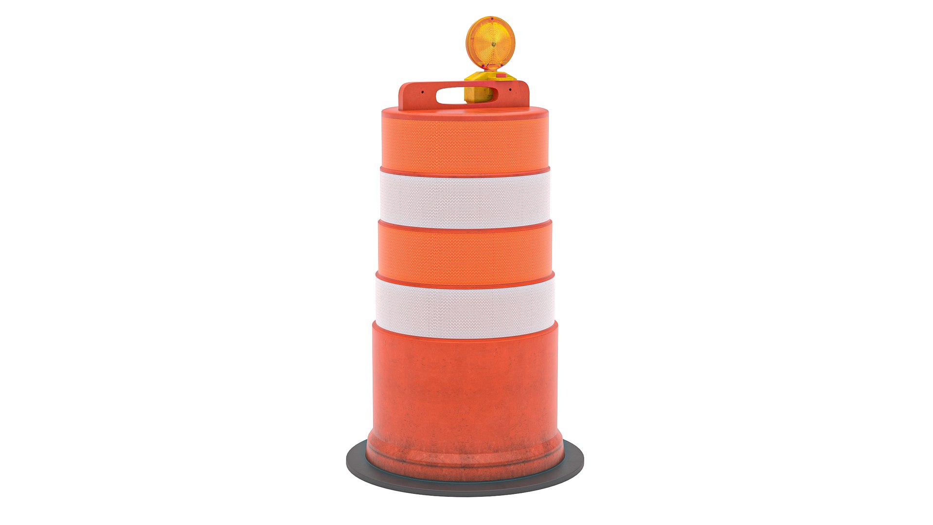 Traffic Barrel Barricade 3D Model - TurboSquid 2206464