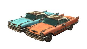 Rusty car 3D