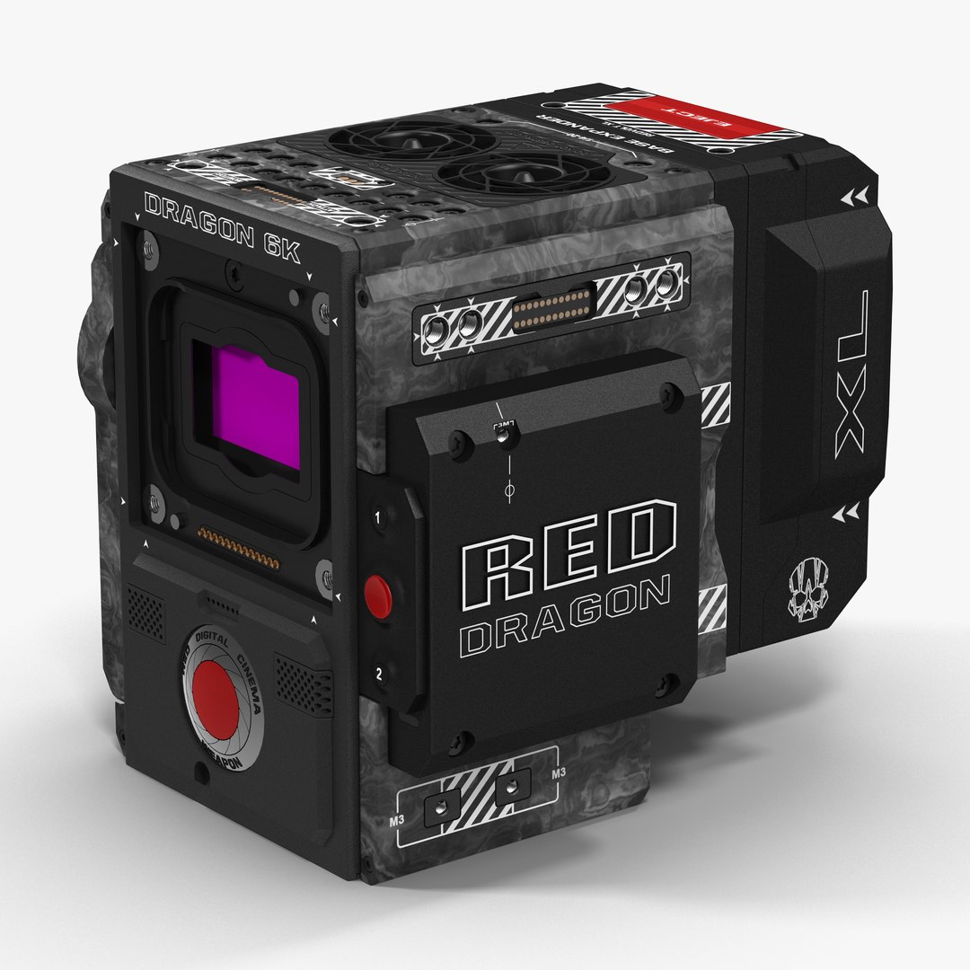 Red Weapon Dragon 6k Body 3D Model 3D model preview