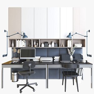 3D Office workplace 144