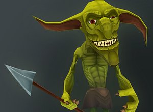 3d goblin monster model