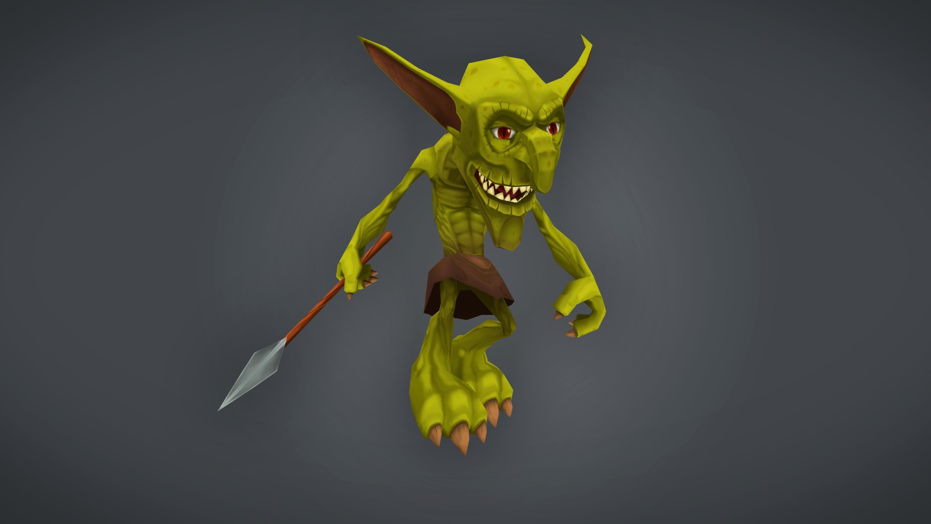 3d Goblin Monster Model