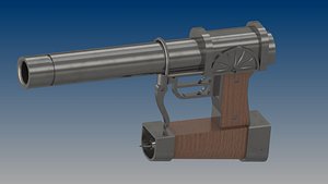3D Attack on Titan Anti Personnel Gun model