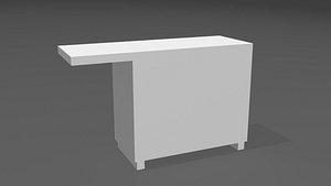 3d shelf counter