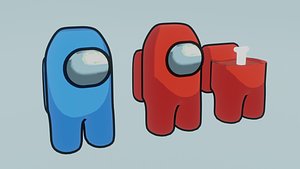 among us characters 3D